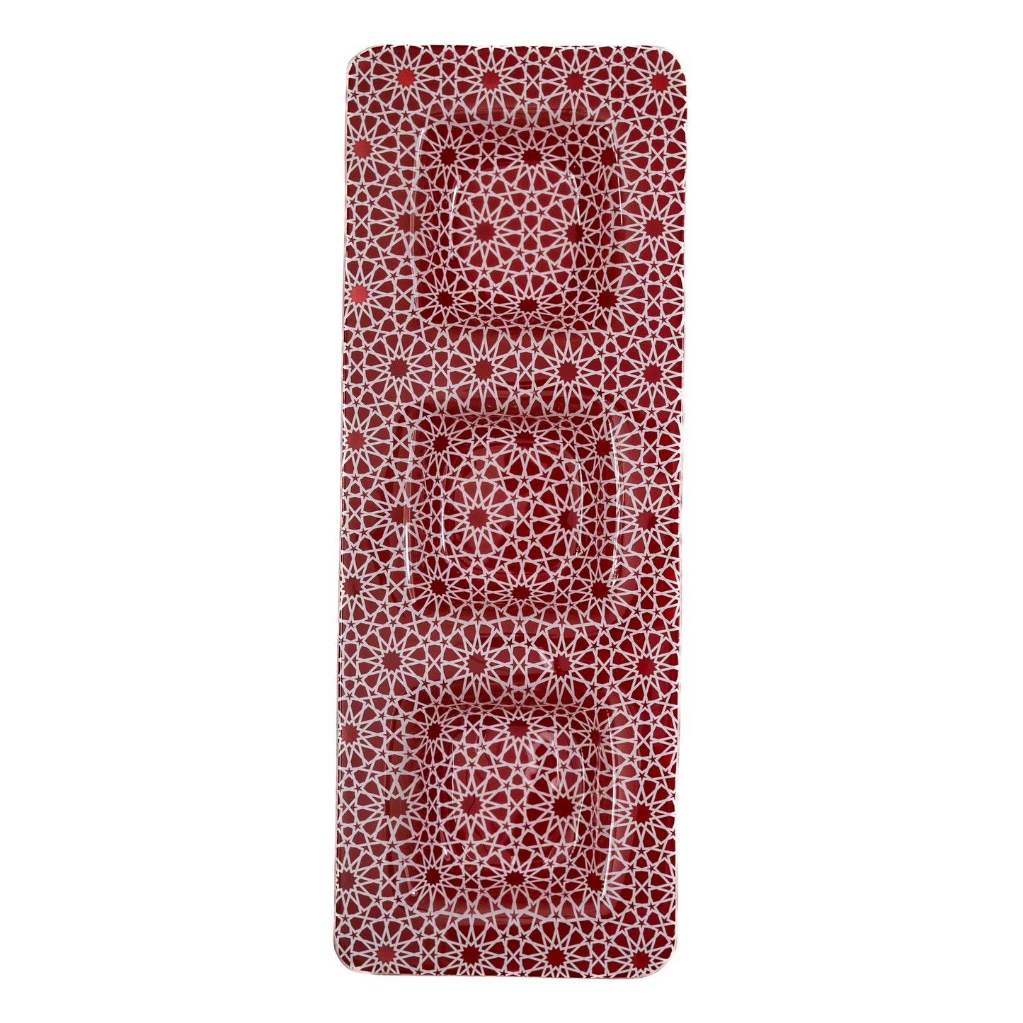 Arabesque Compartment Burgundy