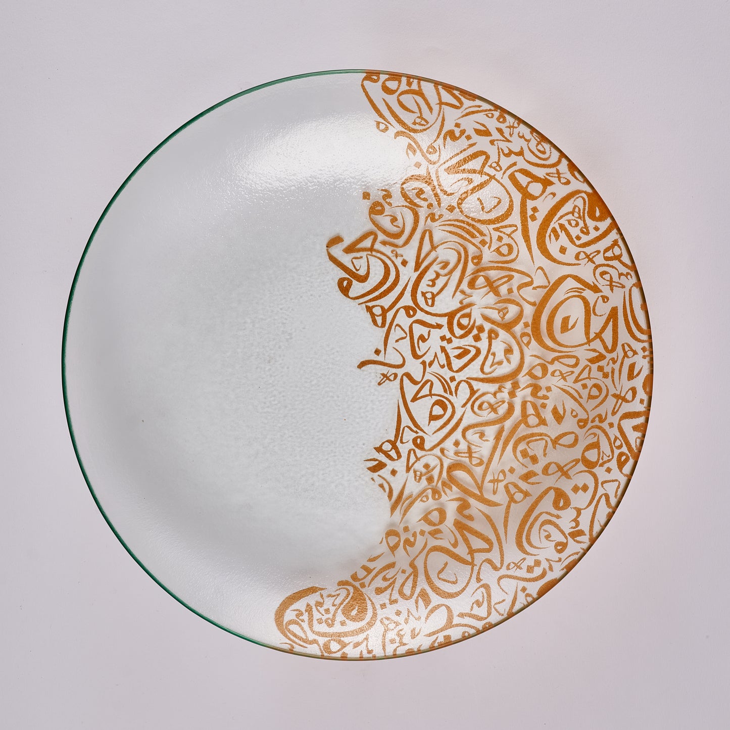 Gold Large Deep Serving Bowl