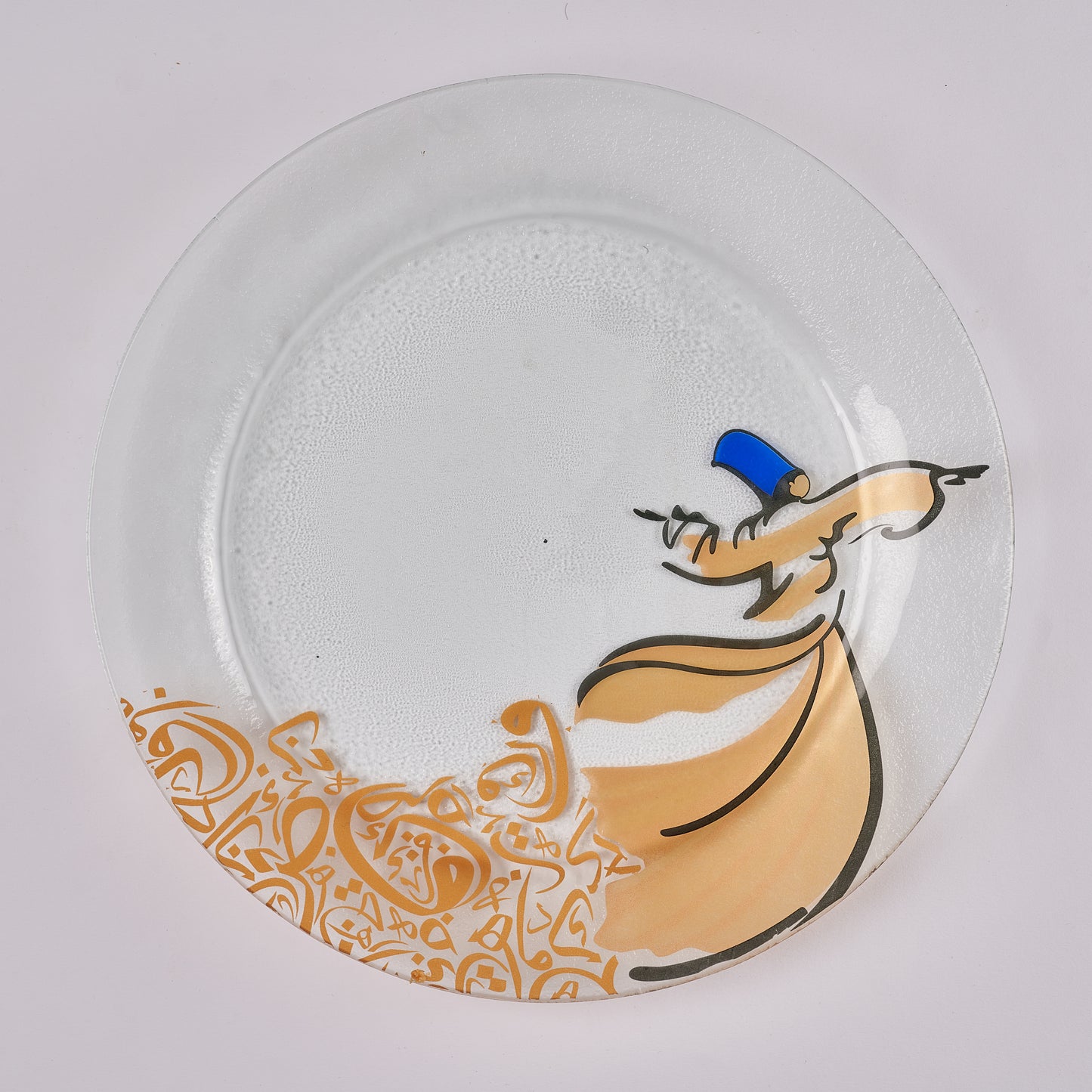 Gold Tanoura Serving Large Plate