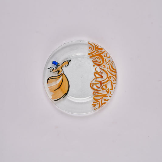 Gold Tanoura Serving Large Plate